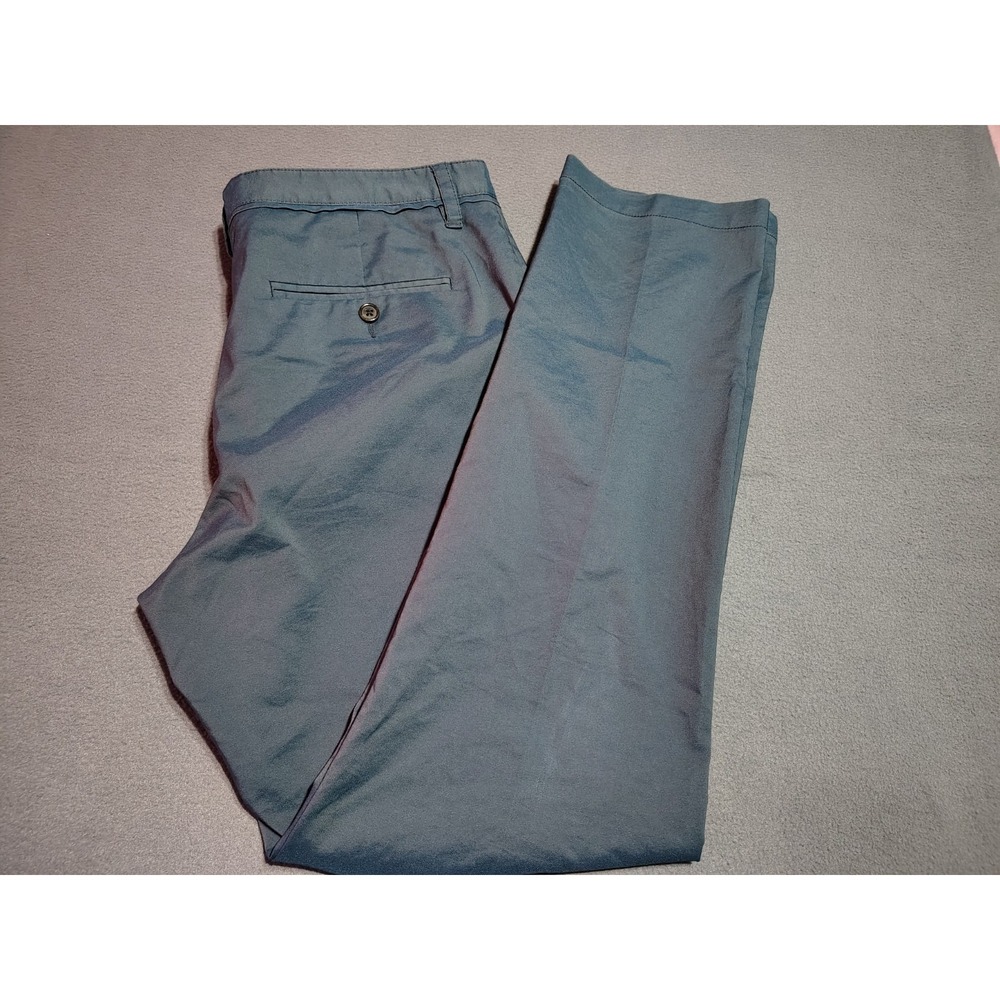 Perry Ellis Pants‎ Men Blue 34/31 Slim Fit Stretch Rich Classic Office Evening